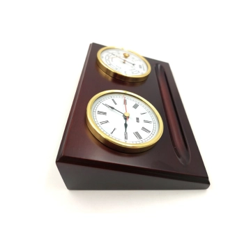 Ekskluzywny zestaw biurkowy: barometr i zegar 28.5161