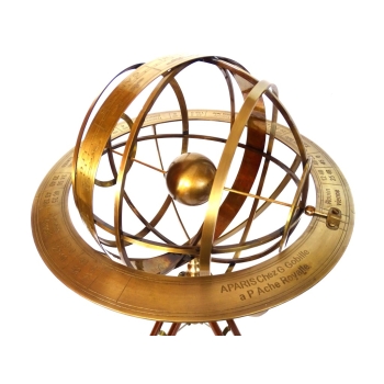 Astrolabium sferyczne, mosiężne AMW
