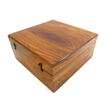 Sekstant mosiężny SXT-0031 w pudełku drewnianym