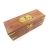 Luneta żeglarska z mosiądzu obszyta skórą w drewnianym, marynistycznym pudełku - żeglarski prezent, morski upominek