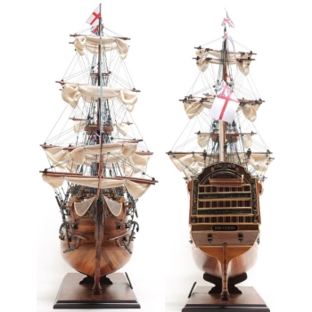 Wielki model żaglowca HMS Victory
