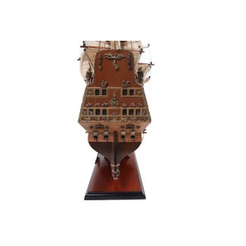 Elitarny model żaglowca brytyjskiej marynarki wojennej H.M.S. Sovereign of the Seas z rozwiniętymi żaglami, 90cm