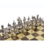 Wielkie ekskluzywne mosiężne szachy – Złocisto-srebrne - Łucznicy 44x44cm – S10BGS