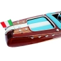 Ekskluzywny model motorówki Reeva Aquarama 87cm - wielki, drewniany model klasycznej, włoskiej łodzi motorowej – 4P-90