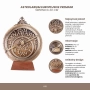 Duże Astrolabium Europejskie - średnica 20 cm - Prezent Premium dla Astronoma lub Żeglarza - H35