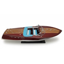 Drewniany model Riva Super Ariston 70 cm – luksusowa replika, marynistyczny prezent, morski upominek