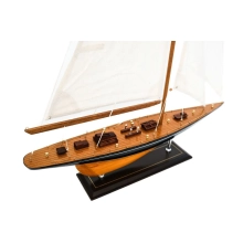 Drewniany model jachtu oceanicznego prestiżowej J-Class 1933 “Velsheda” 88cm
