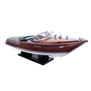 Riva Ariston 54cm - drewniany model legendarnej, włoskiej łodzi motorowej, elitarny prezent, nobilitujący morski dodatek