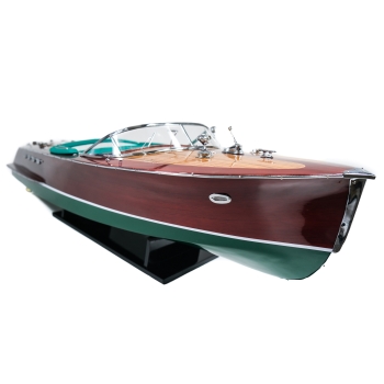 RIVA SUPER TRITONE 90cm - model klasycznej, drewnianej łodzi motorowej ery La Dolce Vita w skali 1:10