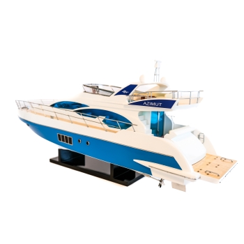 Azimut 64 Flybridge - olbrzymi, marynistyczny model włoskiej łodzi motorowej 85cm