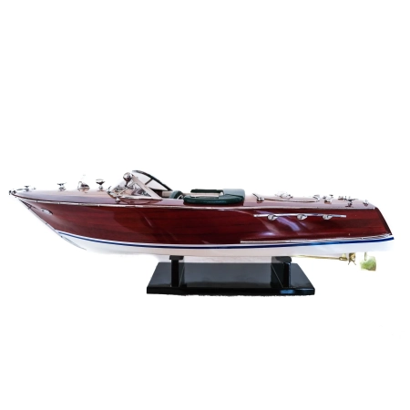 Riva Ariston 54cm - drewniany model legendarnej, włoskiej łodzi motorowej, elitarny prezent, nobilitujący morski dodatek