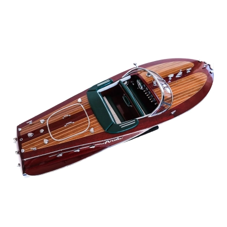 Riva Ariston 54cm - drewniany model legendarnej, włoskiej łodzi motorowej, elitarny prezent, nobilitujący morski dodatek