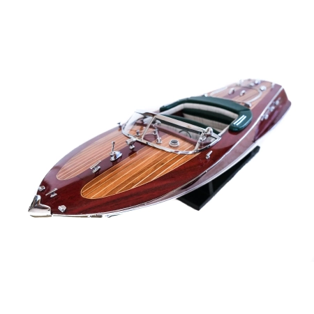 Riva Ariston 54cm - drewniany model legendarnej, włoskiej łodzi motorowej, elitarny prezent, nobilitujący morski dodatek