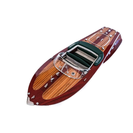 Riva Ariston 54cm - drewniany model legendarnej, włoskiej łodzi motorowej, elitarny prezent, nobilitujący morski dodatek