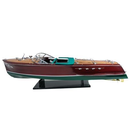 RIVA SUPER TRITONE 90cm - model klasycznej, drewnianej łodzi motorowej ery La Dolce Vita w skali 1:10