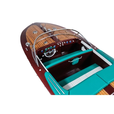 RIVA SUPER TRITONE 90cm - model klasycznej, drewnianej łodzi motorowej ery La Dolce Vita w skali 1:10