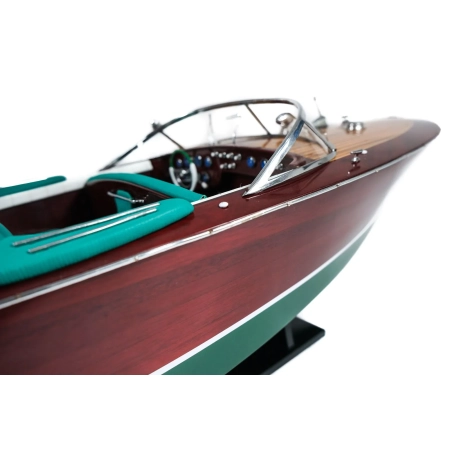 RIVA SUPER TRITONE 90cm - model klasycznej, drewnianej łodzi motorowej ery La Dolce Vita w skali 1:10