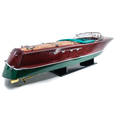 RIVA SUPER TRITONE 90cm - model klasycznej, drewnianej łodzi motorowej ery La Dolce Vita w skali 1:10