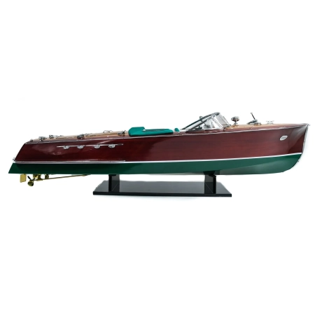 RIVA SUPER TRITONE 90cm - model klasycznej, drewnianej łodzi motorowej ery La Dolce Vita w skali 1:10