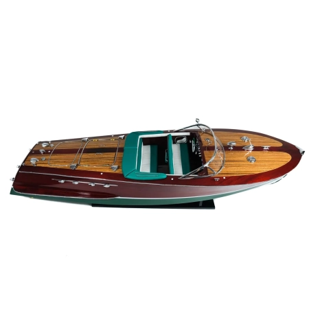 RIVA SUPER TRITONE 90cm - model klasycznej, drewnianej łodzi motorowej ery La Dolce Vita w skali 1:10