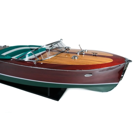 RIVA SUPER TRITONE 90cm - model klasycznej, drewnianej łodzi motorowej ery La Dolce Vita w skali 1:10