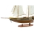 Wielki drewniany model żaglowca, dwumasztowy szkuner rybacki Bluenose