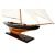 Olbrzymi, drewniany model słynnego jachtu Columbia, zwycięzcy regat America's Cup, 105cm