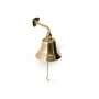 Mały żeglarski, mosiężny dzwon pokładowy 12cm, marynistyczna dekoracja, żeglarski prezent