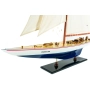 Wielki drewniany model jachtu legendy J-Class America's Cup z 1934 - “Endeavour”
