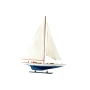 Wielki drewniany model jachtu legendy J-Class America's Cup z 1934 - “Endeavour”