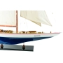 Wielki drewniany model jachtu legendy J-Class America's Cup z 1934 - “Endeavour”