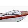 Potężny drewniany model legendarnej włoskiej łodzi motorowej Riva Aquariva Gucci 90cm