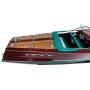 RIVA SUPER TRITONE 90cm - model klasycznej, drewnianej łodzi motorowej ery La Dolce Vita w skali 1:10