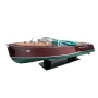 RIVA SUPER TRITONE 90cm - model klasycznej, drewnianej łodzi motorowej ery La Dolce Vita w skali 1:10