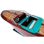 RIVA SUPER TRITONE 90cm - model klasycznej, drewnianej łodzi motorowej ery La Dolce Vita w skali 1:10